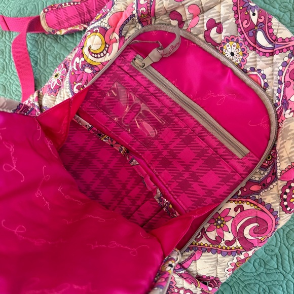 Vera Bradley Pink Paisley Laptop Backpack main image 7